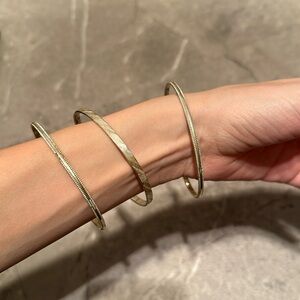 Silver Bangle Set